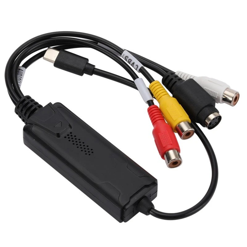 Usb Type C 2.0 Audio Video Driver-free 4 Channel Video Tv Dvd Vhs Vcr Usb Capture Card Adapter Digital For Pc - Pc Hardware Cables & Adapters - AliExpress