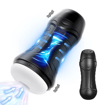 TLUDA Automatic Male Masturbator Bowjob Sucking Machine Vagina Pocket Pussy Sex Toy Adult Goods for Men Masturbation Toys Cup 1