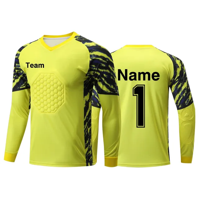 Maglia Da Portiere Personalizzata - Divisa Da Calcio Con Nome E Numero, Uomo E Bambino, Poliestere Traspirante - Foto 10
