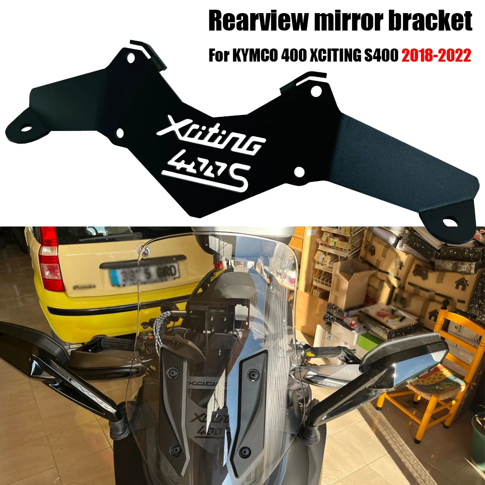 

Зеркала заднего вида для мотоцикла, кронштейн на лобовое стекло, фиксируемая Передняя подставка, зеркало заднего вида для KYMCO 400 xcytos400 2018-2022