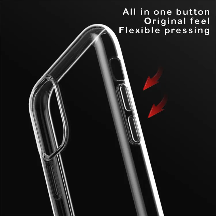 Ultra-Durable Shockproof Clear Silicone Phone Case