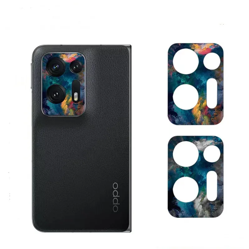 2 Pezzi Colorati Hydrogel Camera Lens Skin Per Oppo Find N2 Protezione Dello Schermo Posteriore Per Oppo Find N 3M Adesivo Protettivo Flim