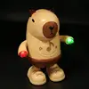 Dancing And Singing Capybara Electric Toys With Lights & Sounds Electric Cartoon Light Up Body Shaking Capybara Toys For Kids 6