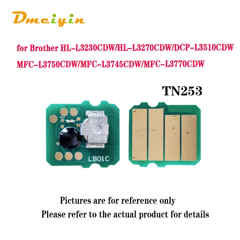 TN253 BK/C/M/Y Toner Chip for Brother HL-L3230CDW/HL-L3270CDW/DCP-L3510CDW  MFC-L3750CDW/MFC-L3745CDW/MFC-L3770CDW - AliExpress