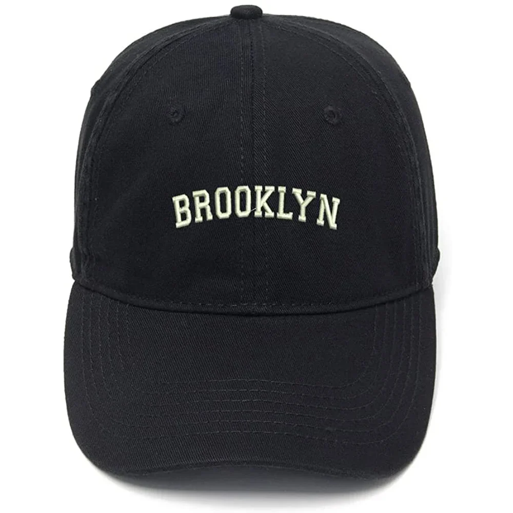 

Lyprerazy Мужская Бейсболка Ретро винтажная вышитая шляпа Brooklyn хлопковая вышитая Повседневная Бейсболка