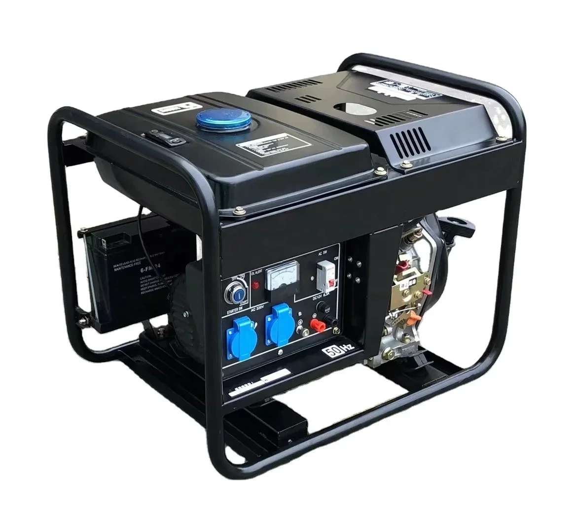 Portable Power 5kw Generator Gasoline Silent 3kw 5kw 8kw Petrol Gasoline Generators