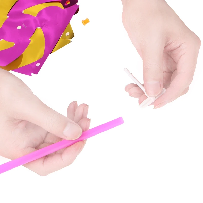 Plastic Windmill Pinwheel 10Pcs Wind Spinner Toys