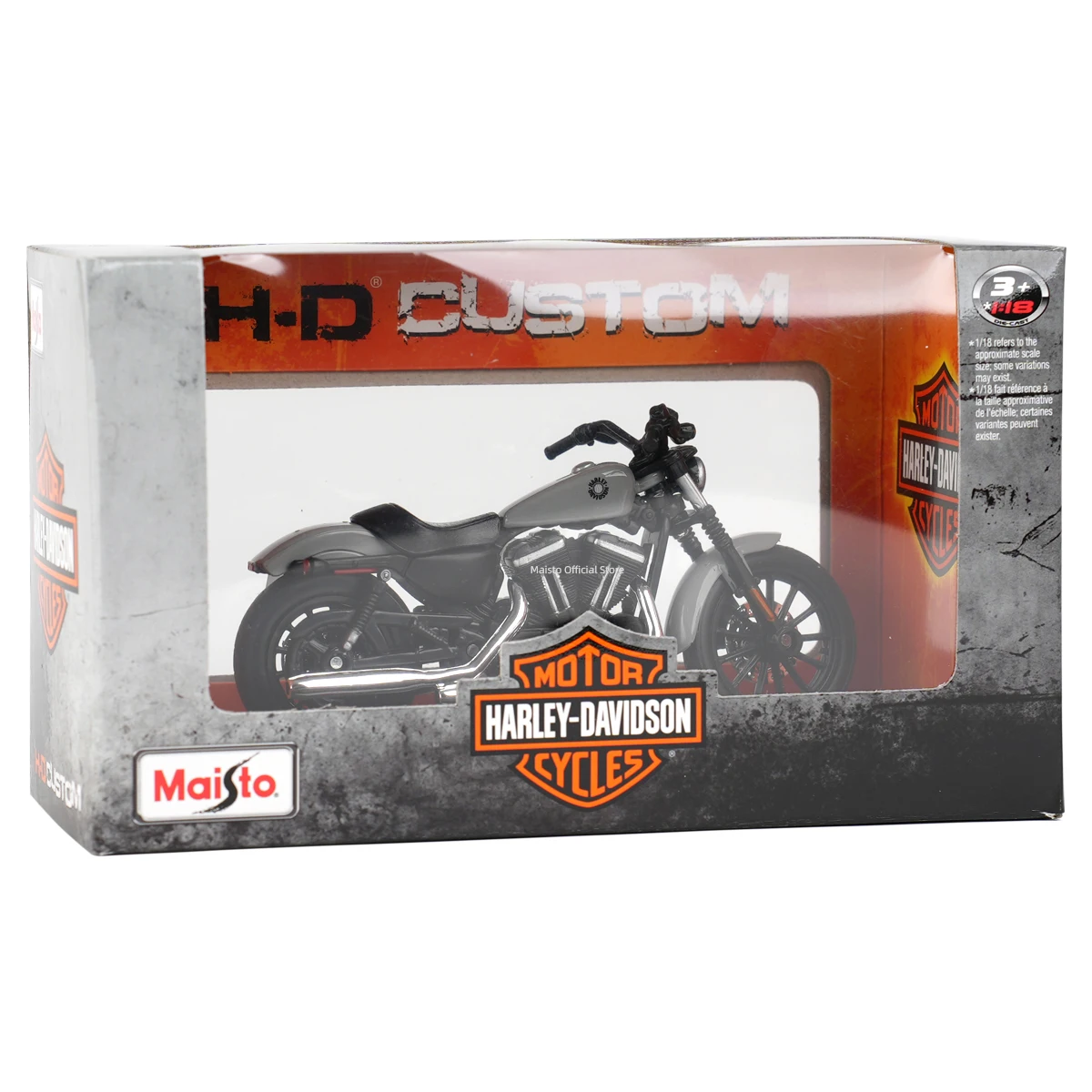 Maisto 1:18 Harley Davidson 2022 Sportster Iron 883 Die Cast Vehicles Collectible Hobbies Motorcycle Model Toys 6