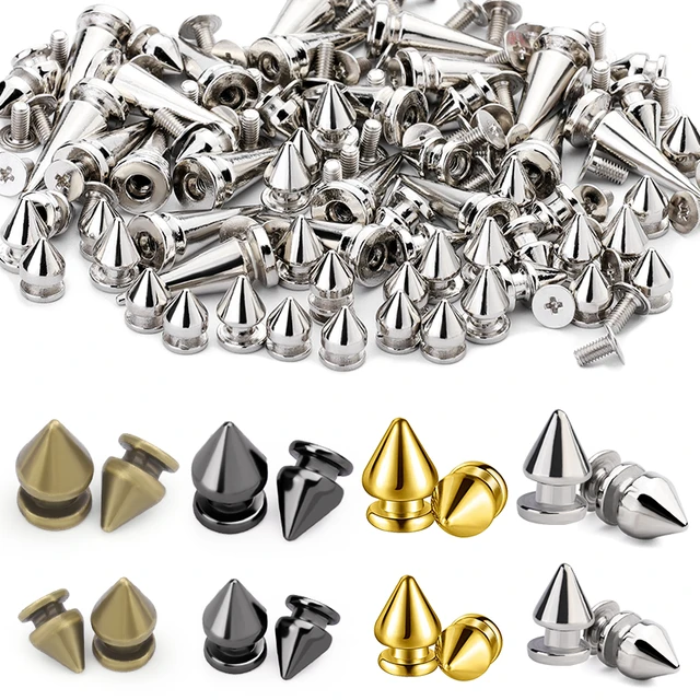 50pcs Punk Style Rivets Clothes Decorative Accessory Shoes Coat Backpack  Rivets 