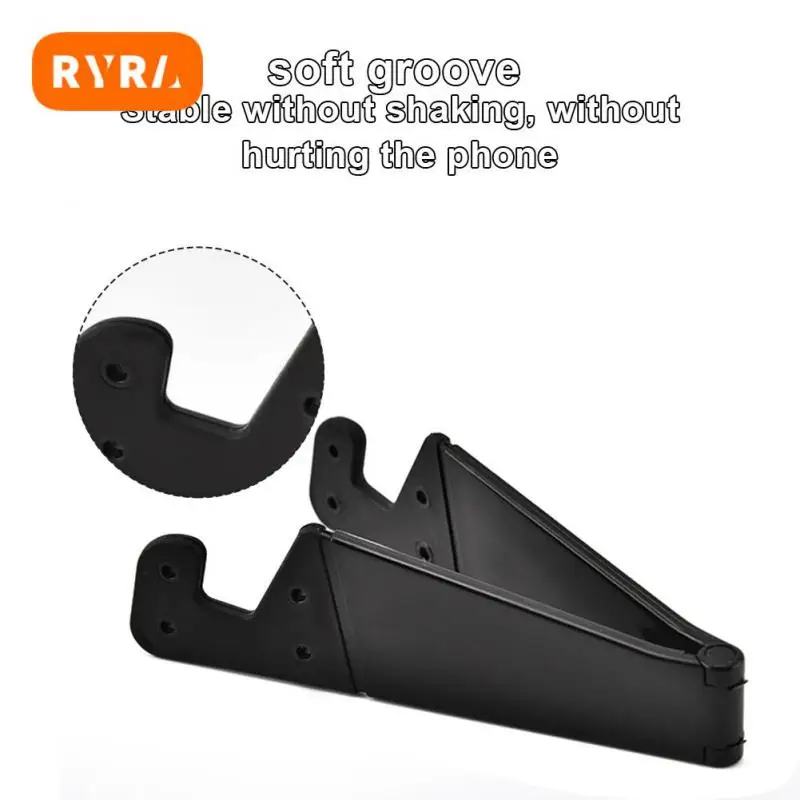 

Universal Desktop Stand ABS V Shape Universal Phone Holder Portable Foldable Cell Phone Stand Holder For Phone IPad Tablet