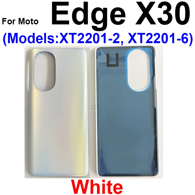 모토로라 모토 X30 XT2201-2 후면 배터리 커버 케이스 교체 부품 후면 배터리 XT2201-6