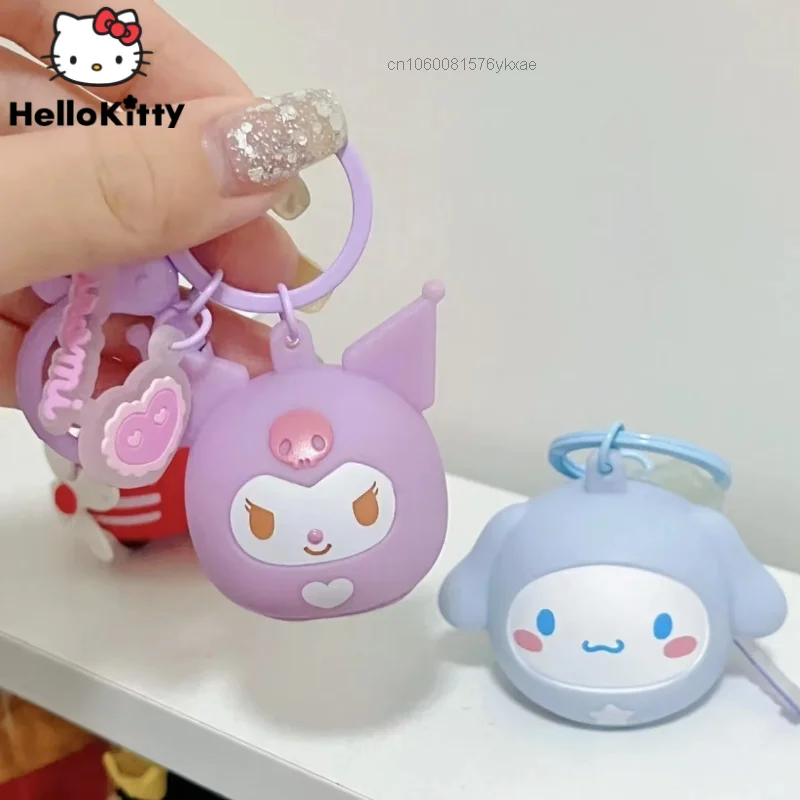 

Брелок в виде мягкой игрушки Kawaii sanio Kuromi My memo oroll, светится в стиле аниме, Y2k