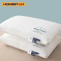 Oreiller cervical 3D à haute élasticité et non compressible, protection douce pour le cou, oreiller individuel pour dormir, literie pour hôtel et maison 5