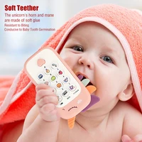 Multifunctional Simulation Phone Kids Infant Early Educational Toy  Music Sound Telephone Sleeping Toys With Teether Kids Gifts 1