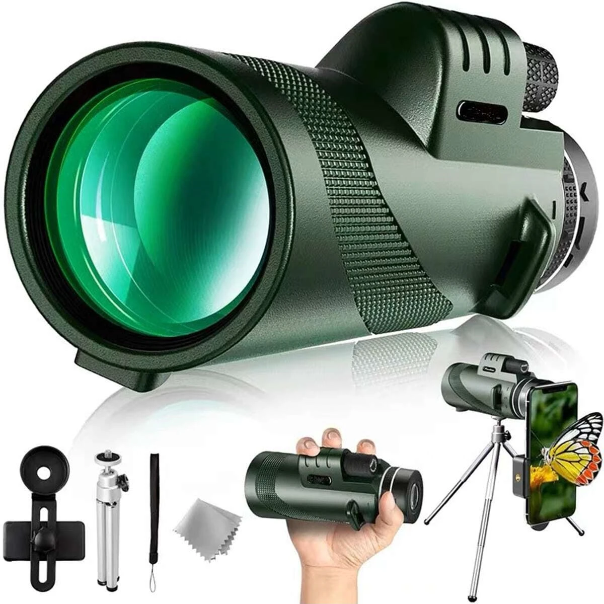  slider image of 80X100 Hd Monocular Telescope