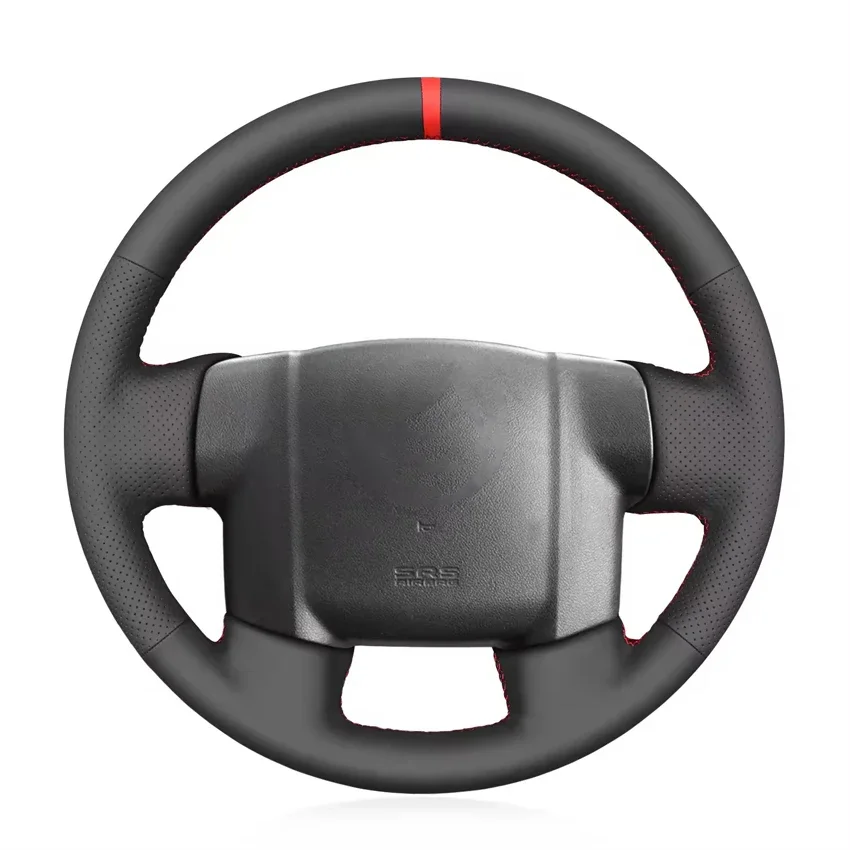 Schwarze Kunstleder-Lenkradabdeckung für Isuzu D-MAX
