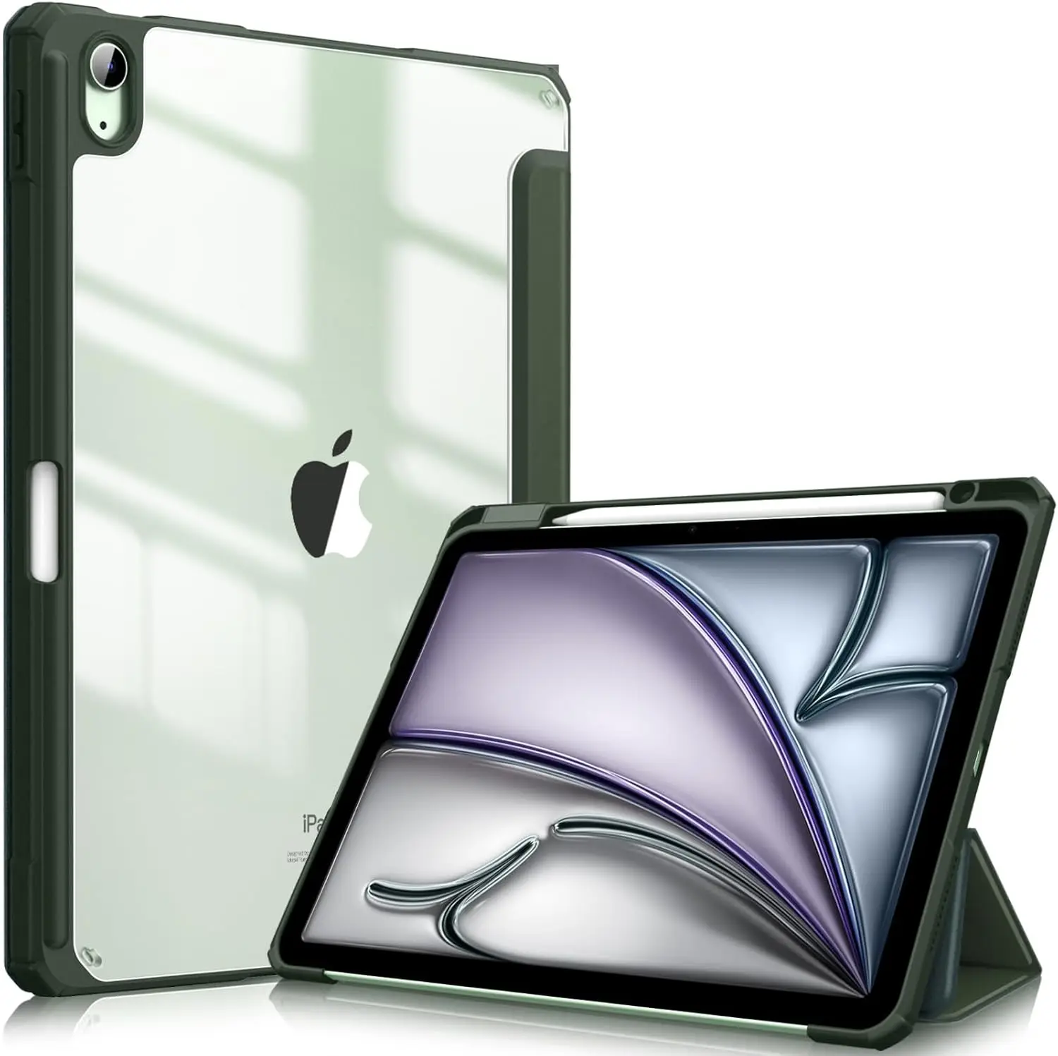 Sleek Protective Clear Back iPad Air Case - 10.9 to 11-Inch