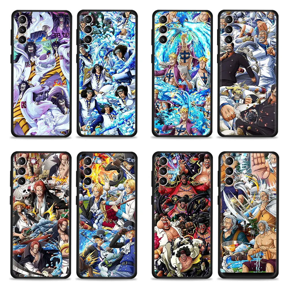 Цельный чехол для телефона с пиратским капитаном Samsung Galaxy S21 S20 FE S22 Ultra S10 S9 S8 Plus S10e