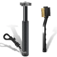 1pc Golf Club Groove Sharpener + 1pcs Golf Brush Brand new, can Cleaning and Sharpening Kit for Wedges and Irons For golfer 1