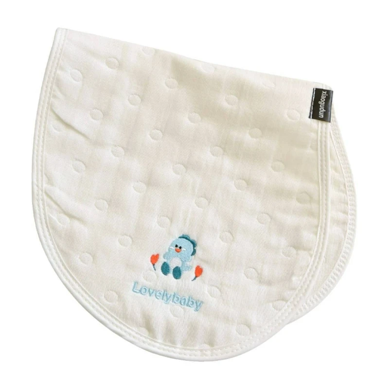 Newborn Baby Burp Cloth - Pure Cotton Gauze Saliva Towel, Bib, Anti-Spit-Up Pad, Shoulder Towel, Suitable for All Seasons 4