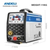 ANDELI MIG Welding Machine MCUT-50 MIG CUT MMA 3 in 1Gasless Inverter Semi-automatic MIG Welder 3