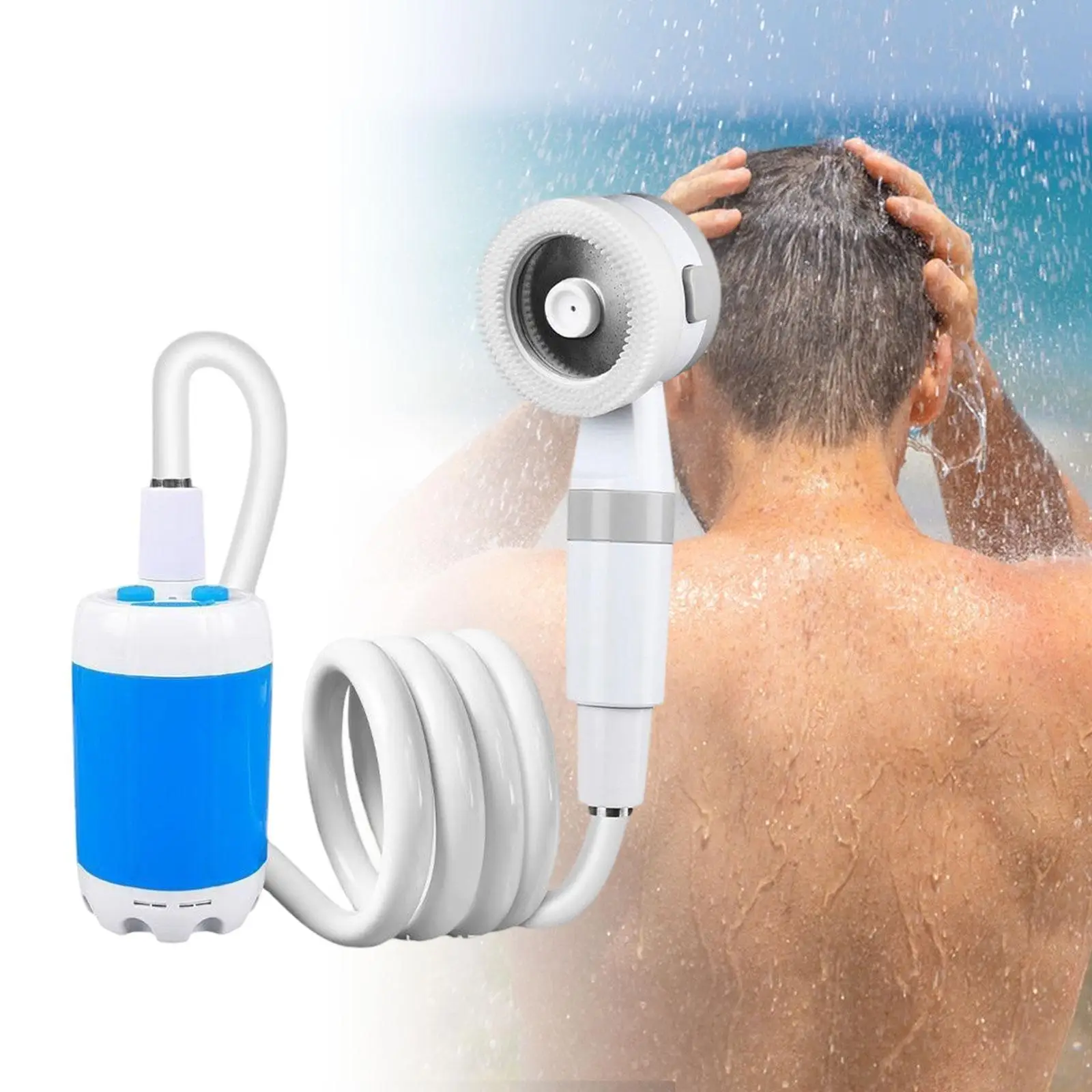 Portable Shower Electric Shower Versatile with Storage Bag Convenient Camping
