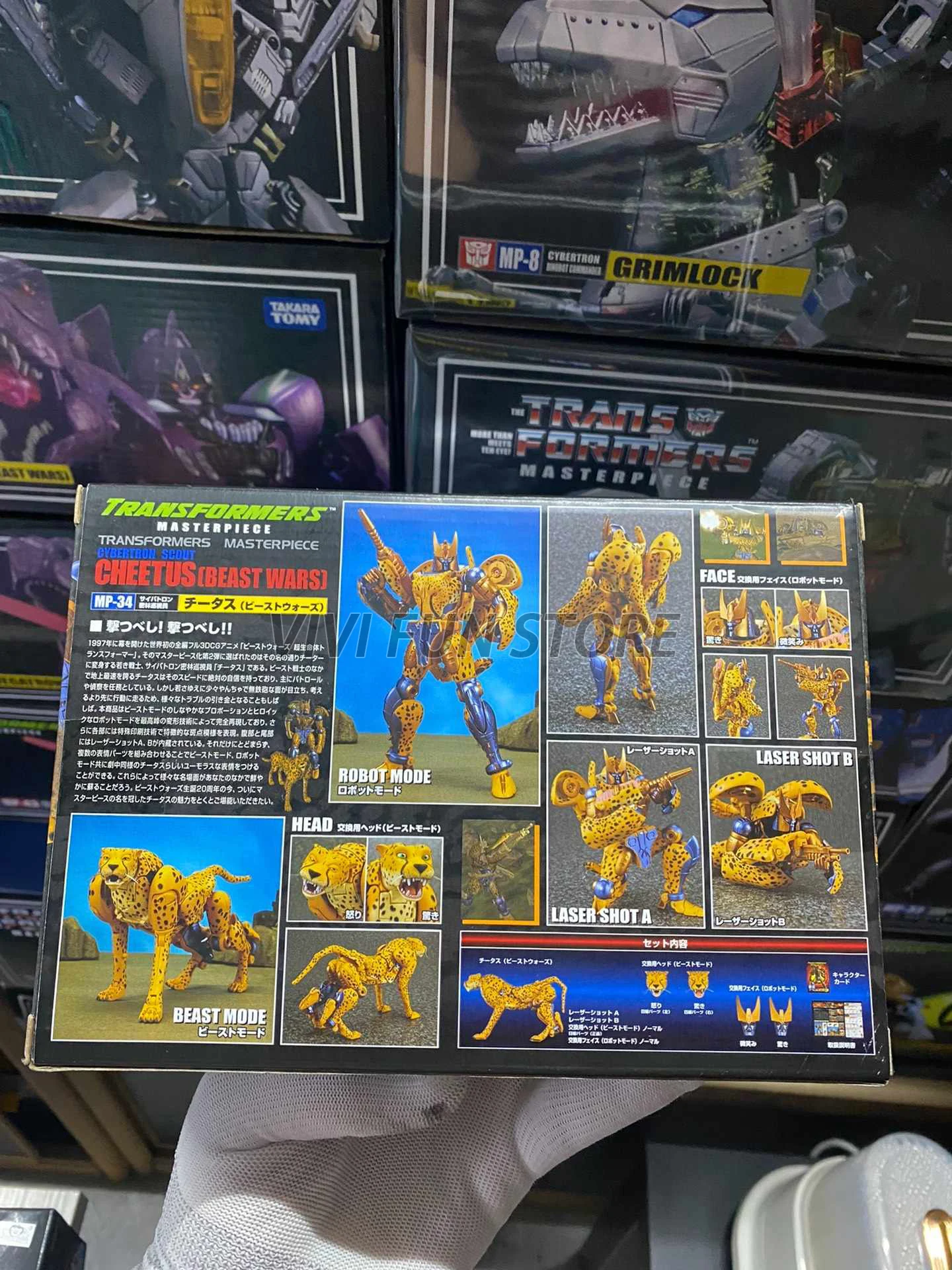 In Stock TAKARA TOMY Genuine Transformers MP 34 Cheetor