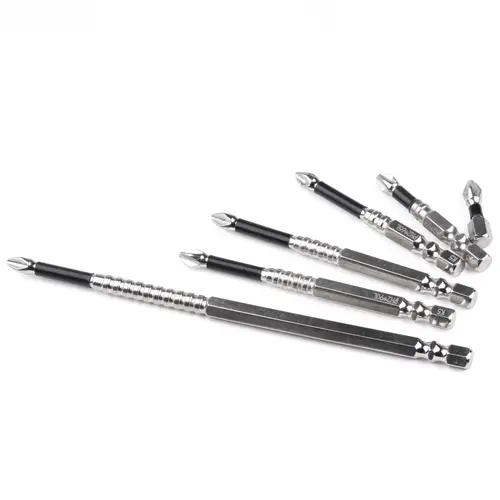 K5 Non-slip High Hardness Bit S2 Strong Magnetic 5A Black Non-slip Cross Head Electric Drill Electric Screwdriver Bit - Image 6