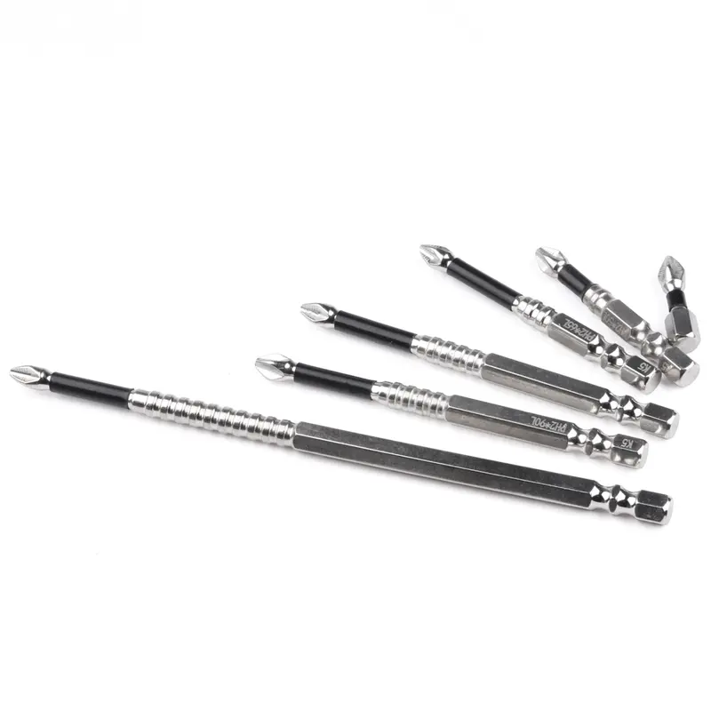 K5 Non-slip High Hardness Bit S2 Strong Magnetic 5A Black Non-slip Cross Head Electric Drill Electric Screwdriver Bit - Image 6