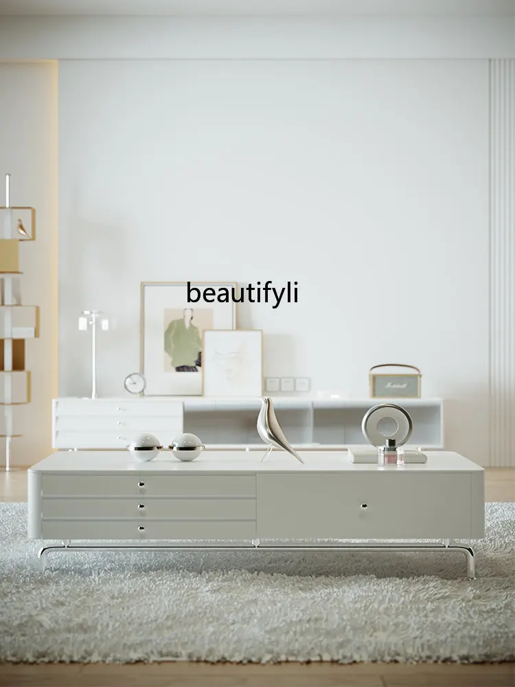 

Кофейный столик lt, комбинированный шкаф для телевизора, домашний высокий квадратный столик в нордическом современном минималистическом стиле для гостиной