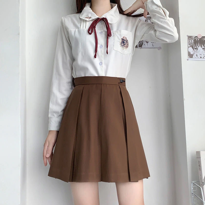 High School Khaki School Skirt manminchurch.se