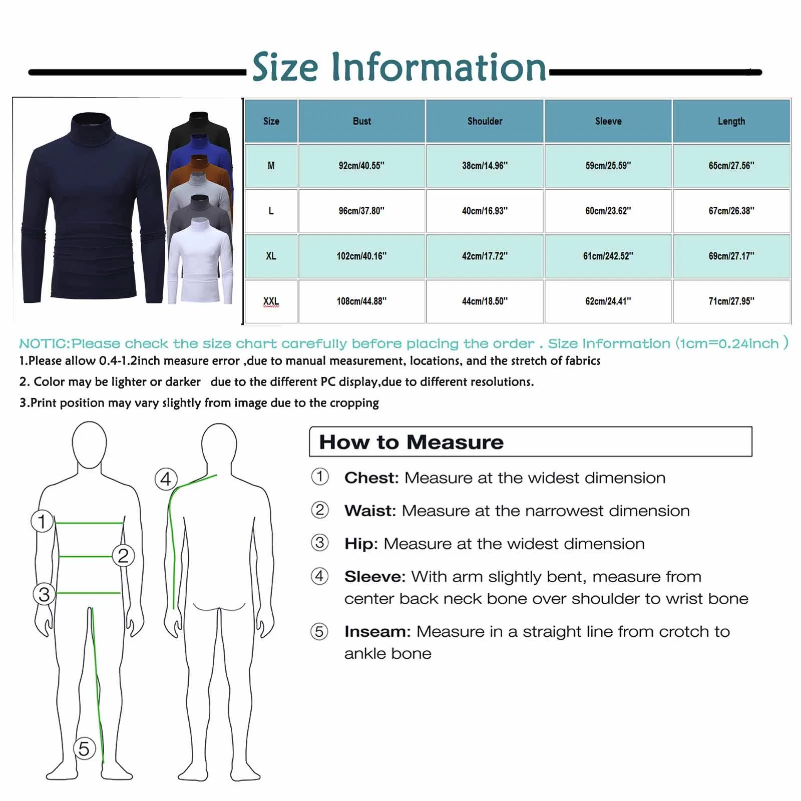 New High Quality Men'S Sweater Cotton Sweater Men'S Pullover Half High Collar Soft And Warm Knitted Men'S Slim Fit Knitwear 6