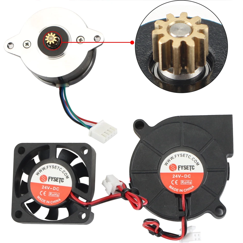 Hotend, ABS + Stealth Burner, Peças de