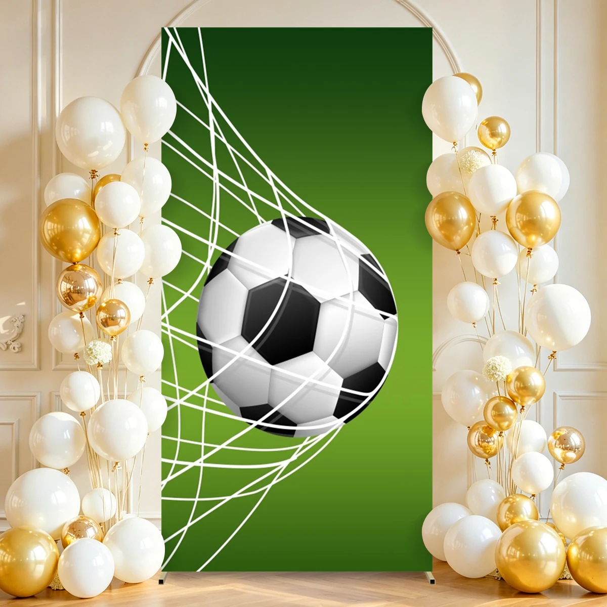 직사각형 배경 커버 축구장 어린이 축구 생일 파티 장식 베이비 샤워 소년 어린이 사진 배경 소품