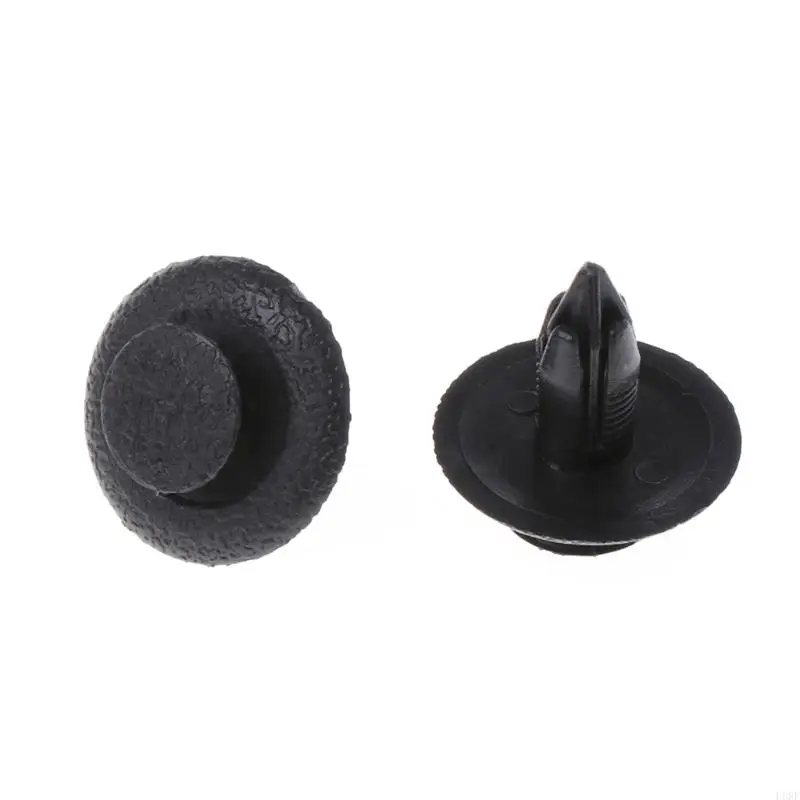 L8RF 50 Pcs Black Car Door for Fender Trunk Fastener Panel Clips Rivet 6mm Hole For M
