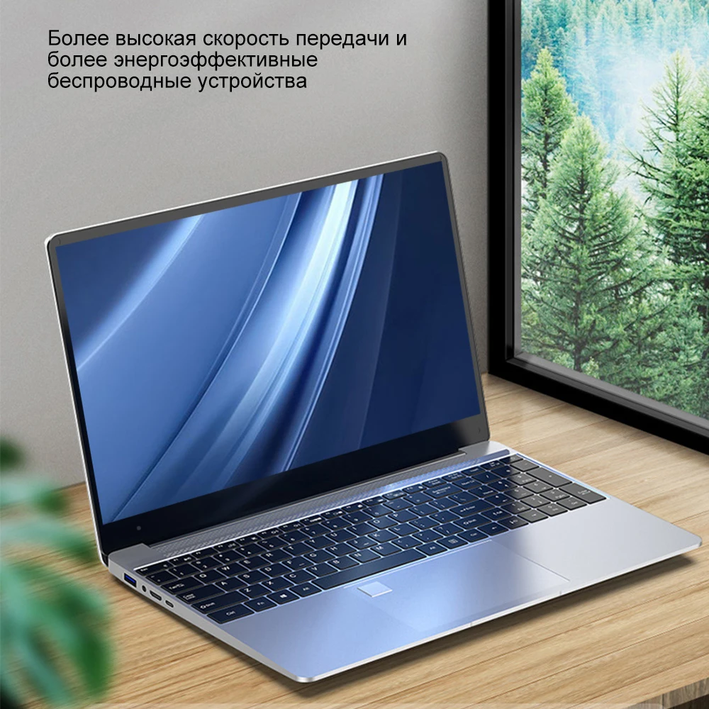 16G Ram 15.6 Pollici Ultrasottile Laptop 512Gb/1Tb Ssd Intel 11Th N5095 Processore Sblocco Delle Impronte Digitali Bluetooth Netbook Portatile