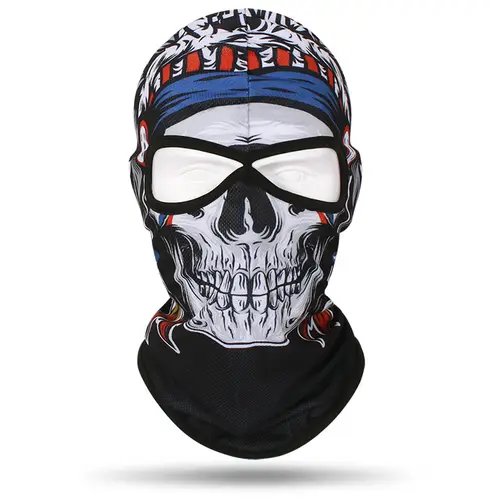 Ski Mask 2 Hole Windproof Balaclava Skull Full Face Mask Men Women Head Neck Warmer Face Cover Motorcycle Cycling Biker Hood Cap - Image 6