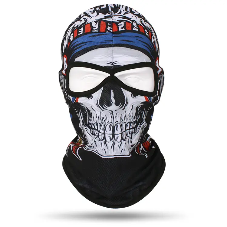 Ski Mask 2 Hole Windproof Balaclava Skull Full Face Mask Men Women Head Neck Warmer Face Cover Motorcycle Cycling Biker Hood Cap - Image 6