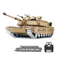 Tongde Model M1212 American MIA2 SEP TUSK II ABRAMS 1/16 2.4G RC Tank Loud Speaker Battle Shooting RC Car Vehicle Models RTR Toy 1