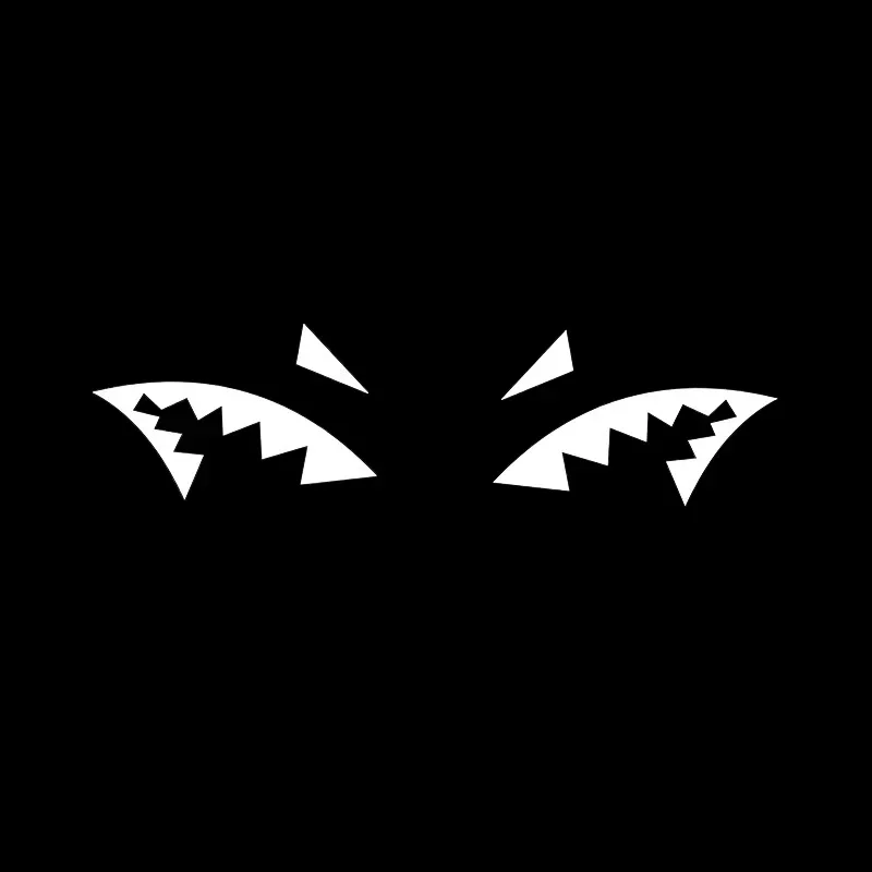 Fashion Shark Mouth Reflective Stickers Car Antenna Shark Fin Vinyl Decals Sticker Car Decoration Accessories