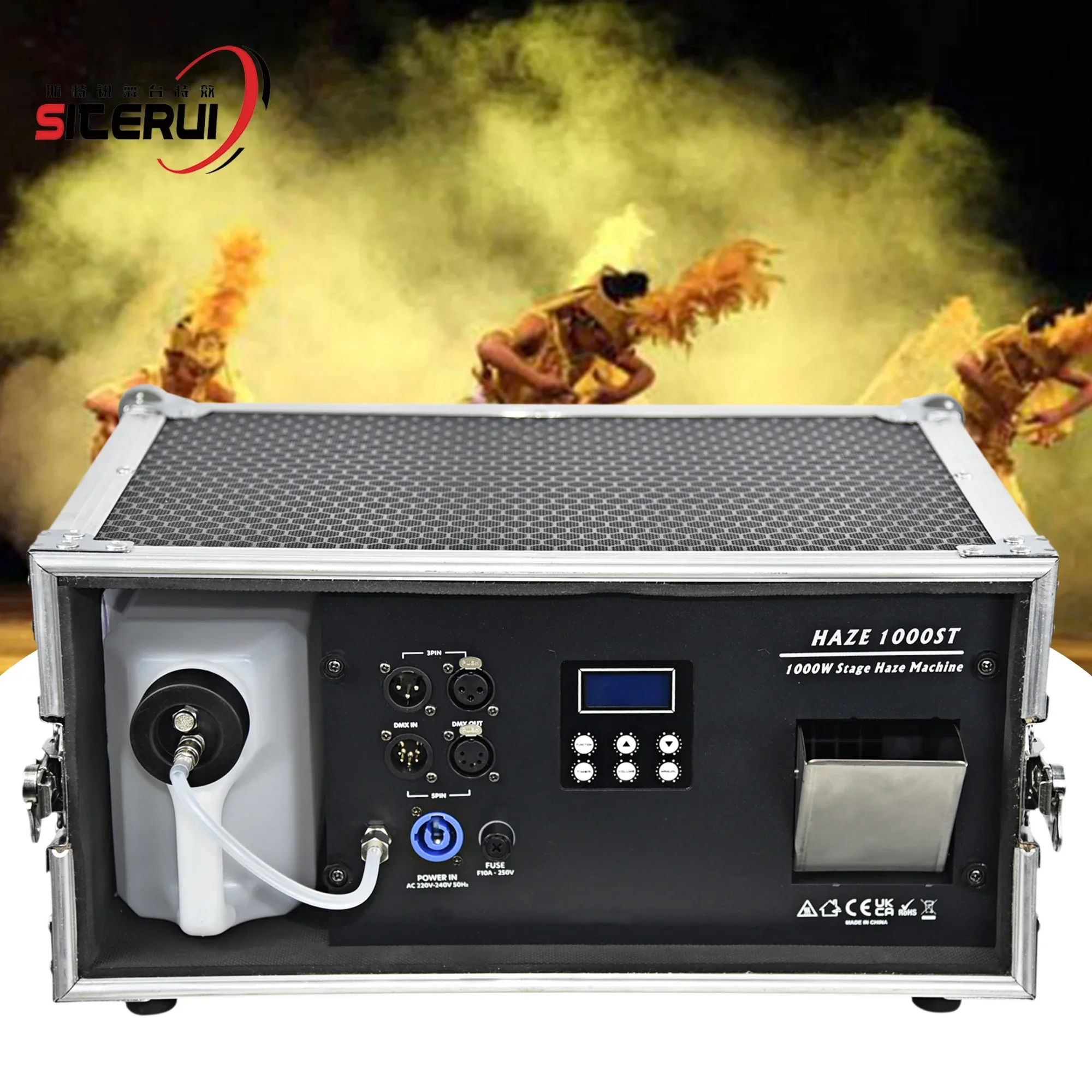 DJ 디스코 웨딩 무대 효과 장비, dmx512 제어 안개 기계, 1000W 기계 헤이저