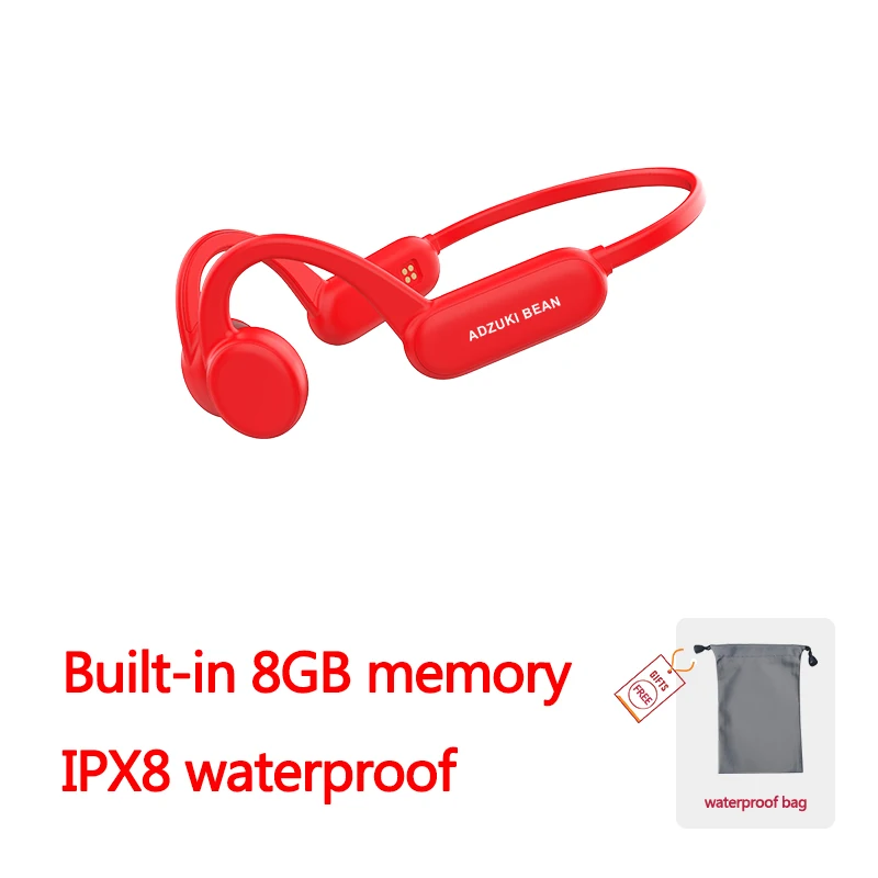Auriculares Bluetooth de conducción ósea para Xiaomi, cascos resistentes al  sudor, impermeables IPX8, para natación, deportes al aire libre, 32GB -  AliExpress