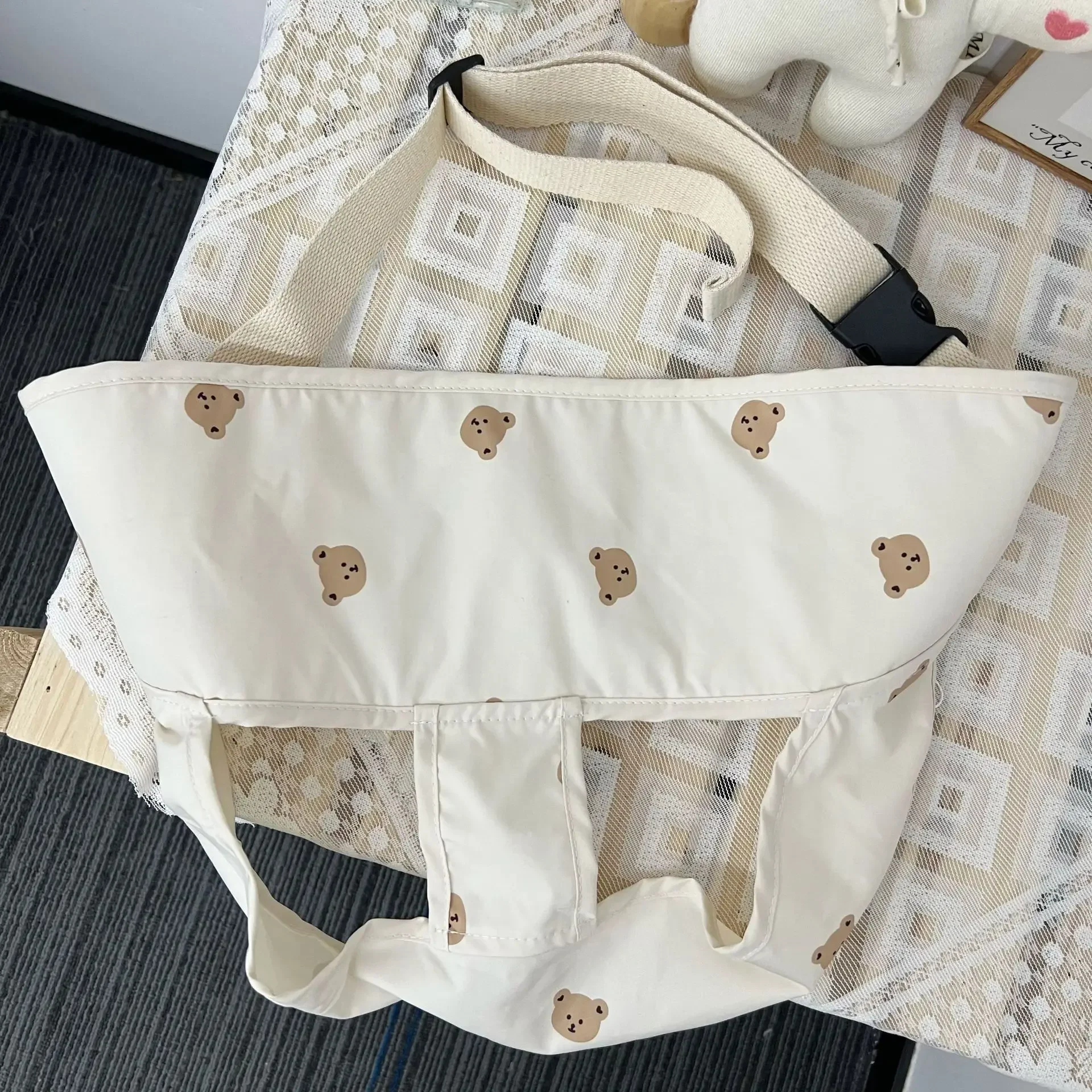 Baby Portable Dining Chair Seat Belt Korea Bear Lunch Chair Anti-drop Protect Wrap Feeding Harness Baby Accessories