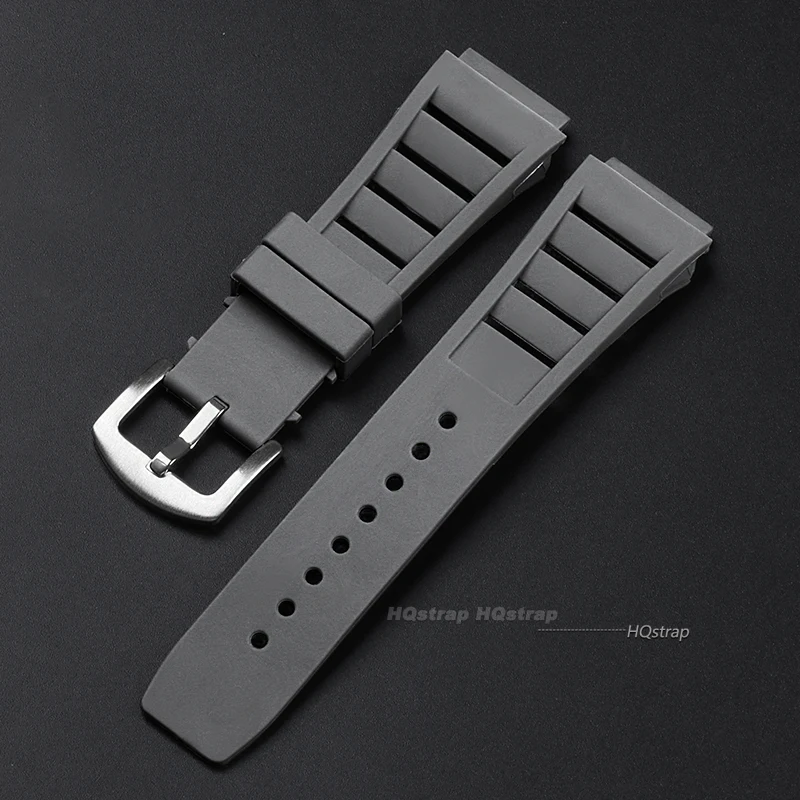 Silicone Sport Watch Strap - Soft Rubber Wristband for Men & Women, 17mmX21mm Replacement Bracelet