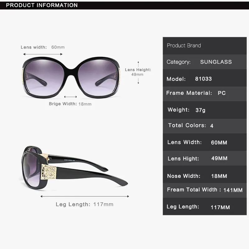 Polarized Sports Glasses Polarized Glasses Women Sunglasses Top Oversized Black Hiking Sunglasses Fashion Women Large Size Big Retro Mirror SunGlasses for Women Lady Female UV400