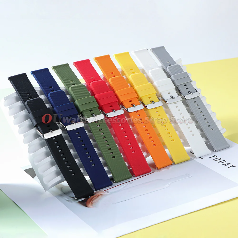 Silicone Waterproof Watchband - Sport Bracelet Rubber Wristband
