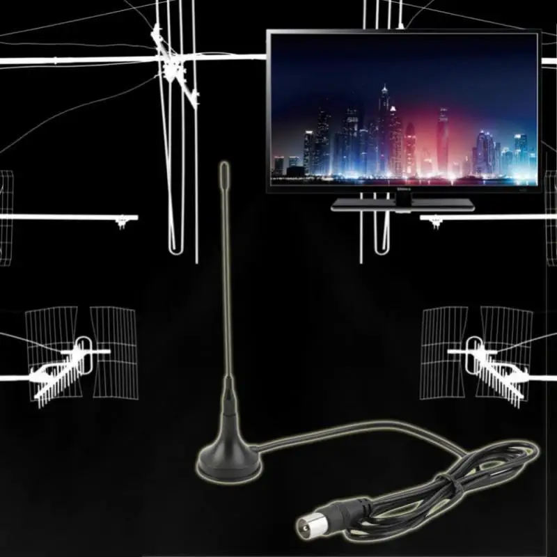 

1~15PCS TV Antenna HDTV 5DB Indoor Digital Antenna Aerial Booster for DVB-T Antenna TV HD DVB-T2 radio TV Aerial
