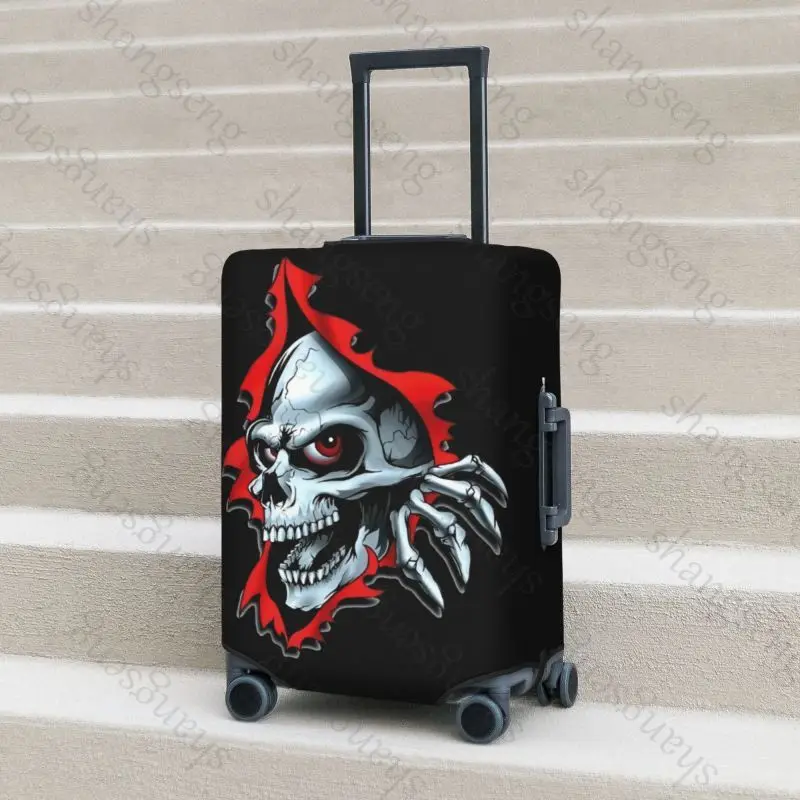 Horror Characters Skull Thicken Luggage Cover Elasticity Trolley dust cover Suitcase Protection Suitcase Case Accessories
