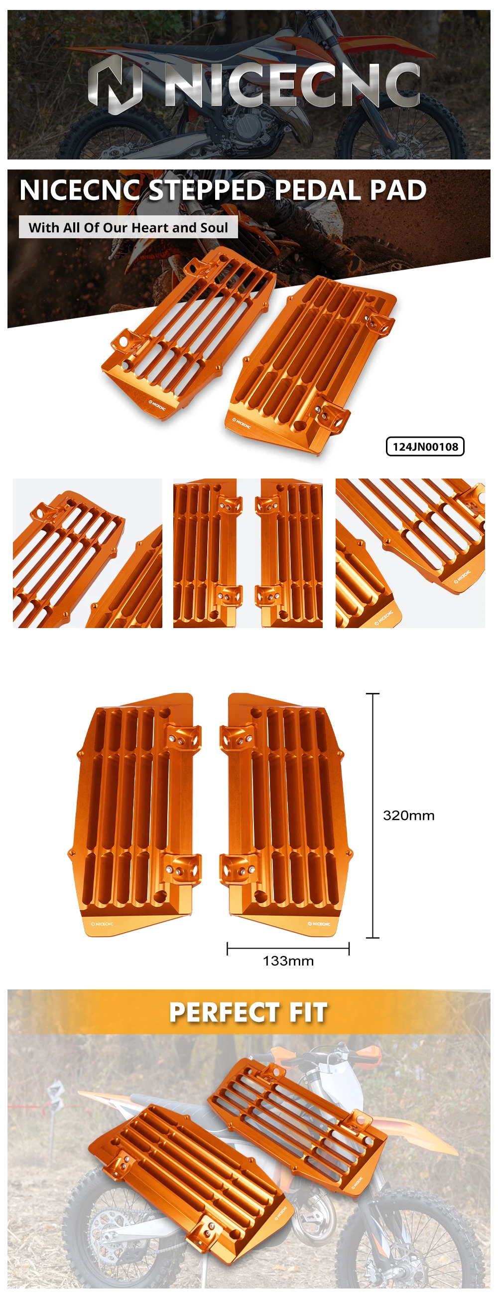 (EU-Lager) Für GasGas EC 300 EC 250 2021-2023 Kühlergrill Schutzgitter Abdeckung Für KTM EXC 300 EXC-F 350 Husqvarna TE300 TE250 – Detail 1