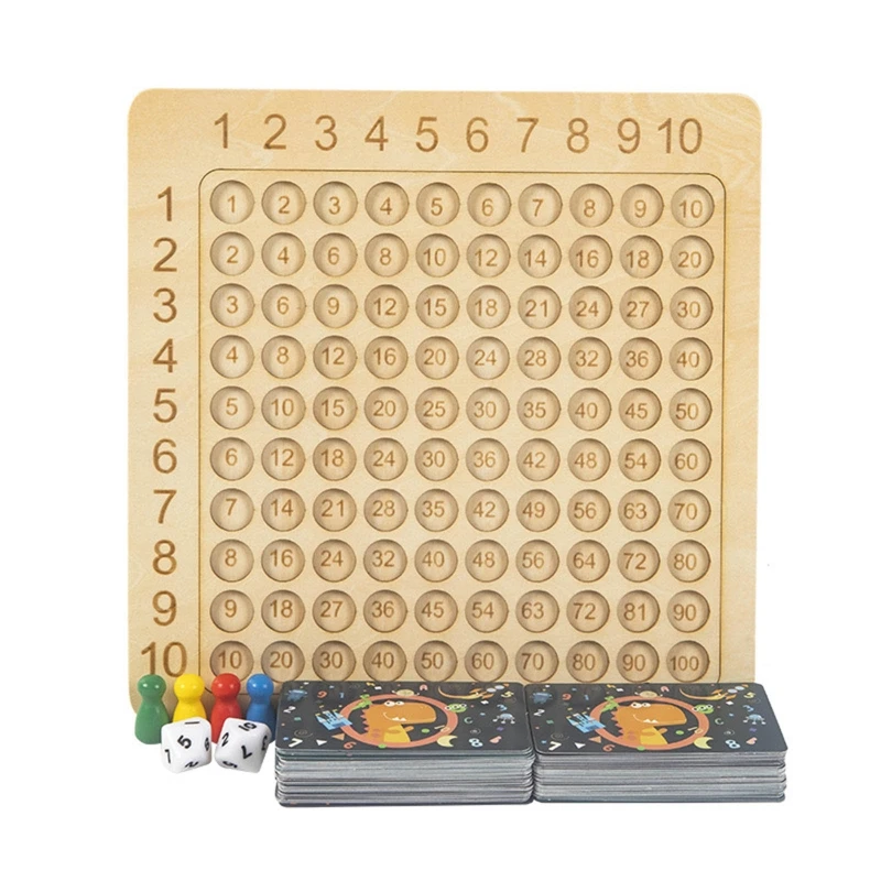 

Wooden Operation Puzzle Math Teaching Toy for Kindergarten Boys Girls E65D